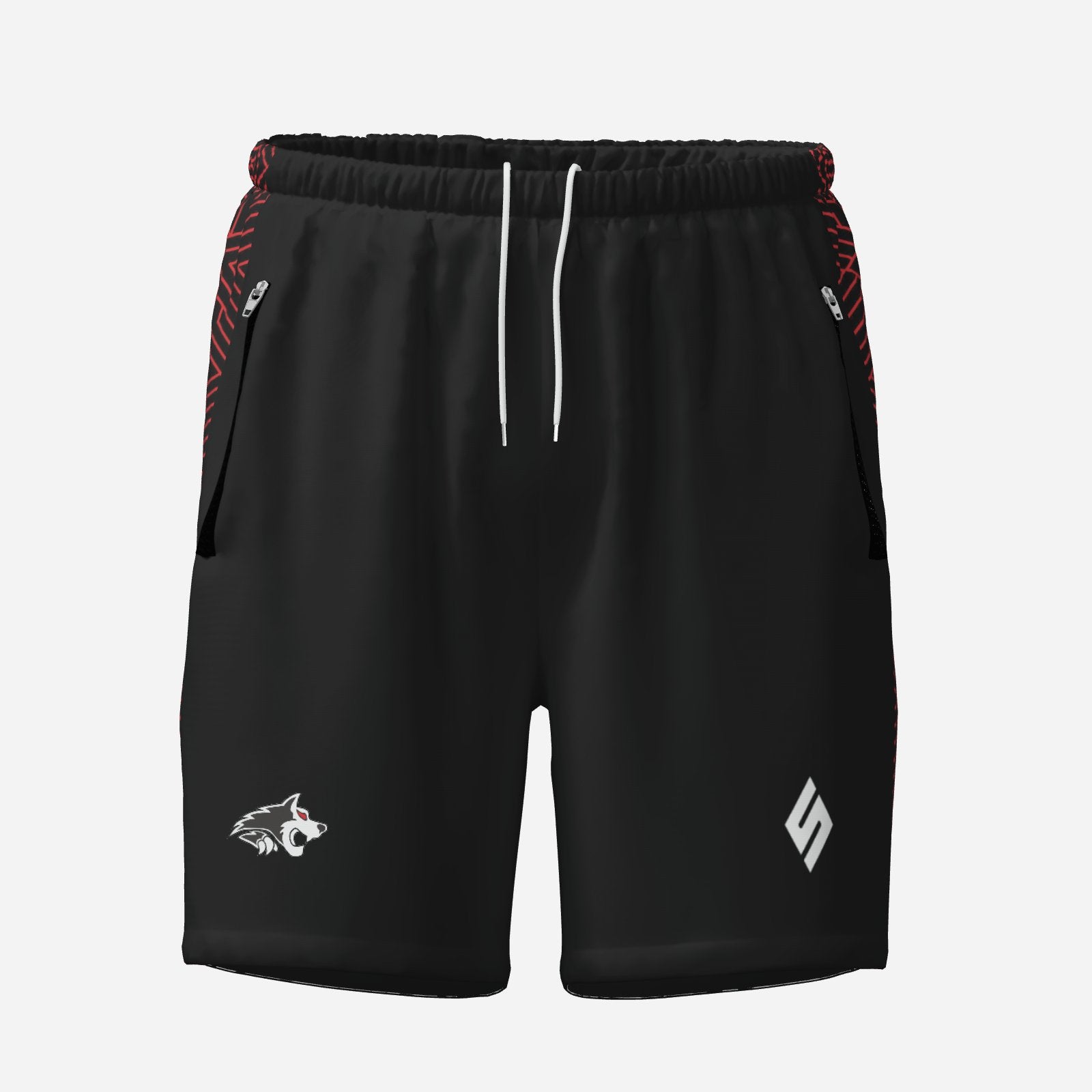 Warwick Wolves Zipped Shorts