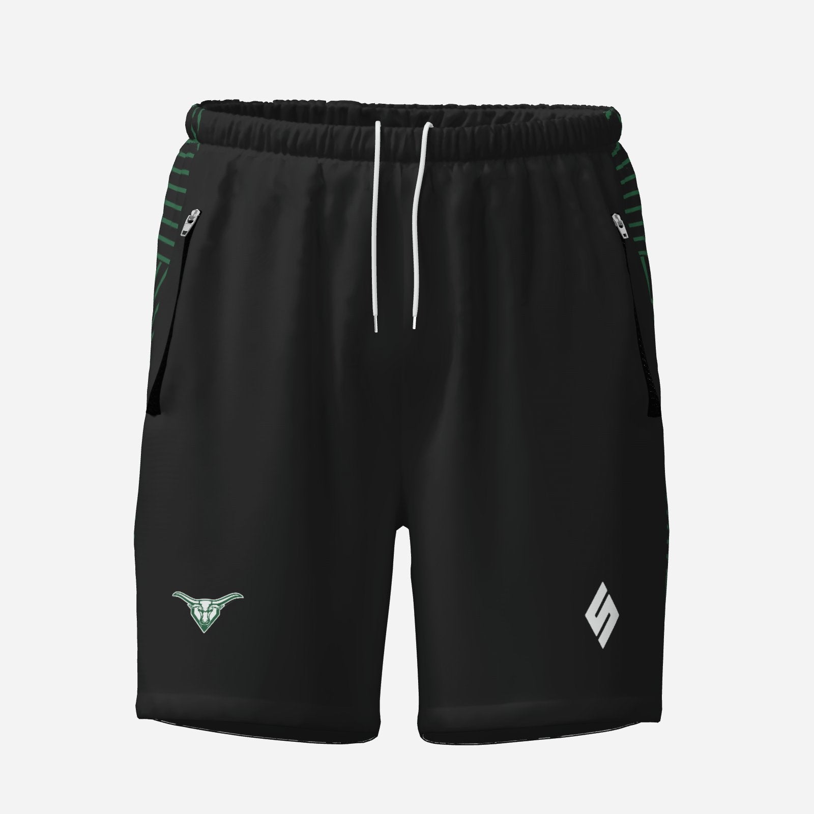 Leicester Longhorns Zipped Shorts