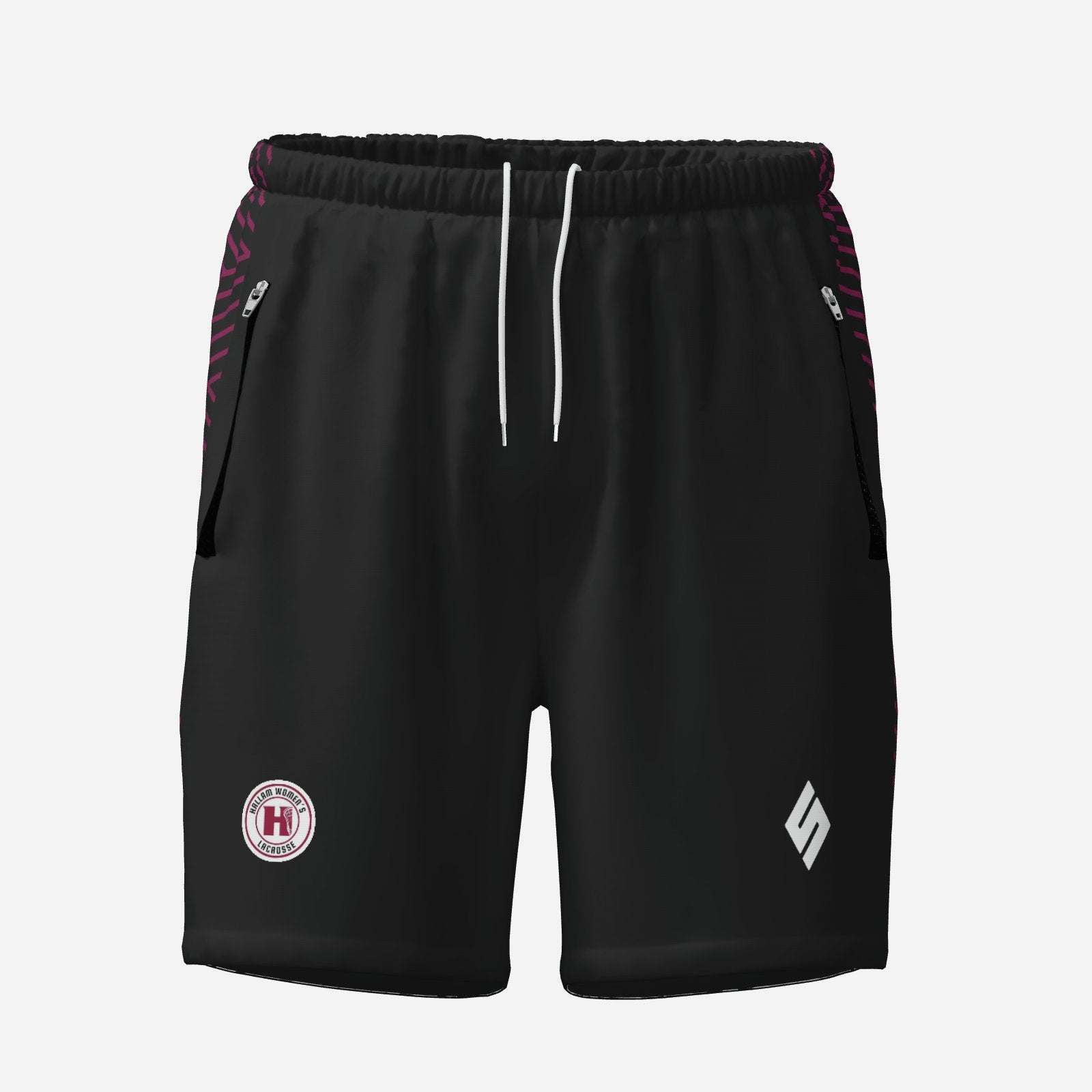 Sheffield Hallam Womens Lacrosse Zipped Shorts