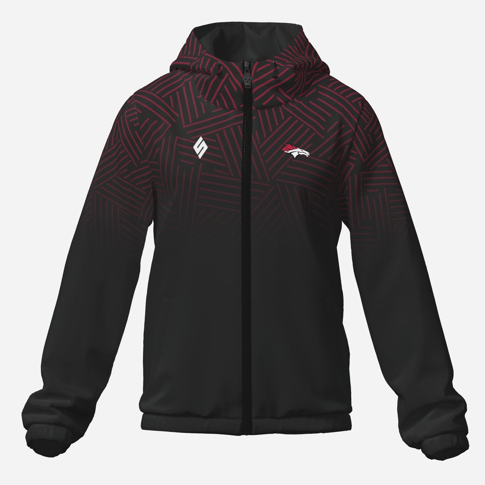 Northumbria Mustangs Windbreaker