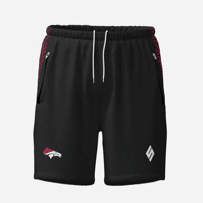 Northumbria Mustangs Zipped Shorts