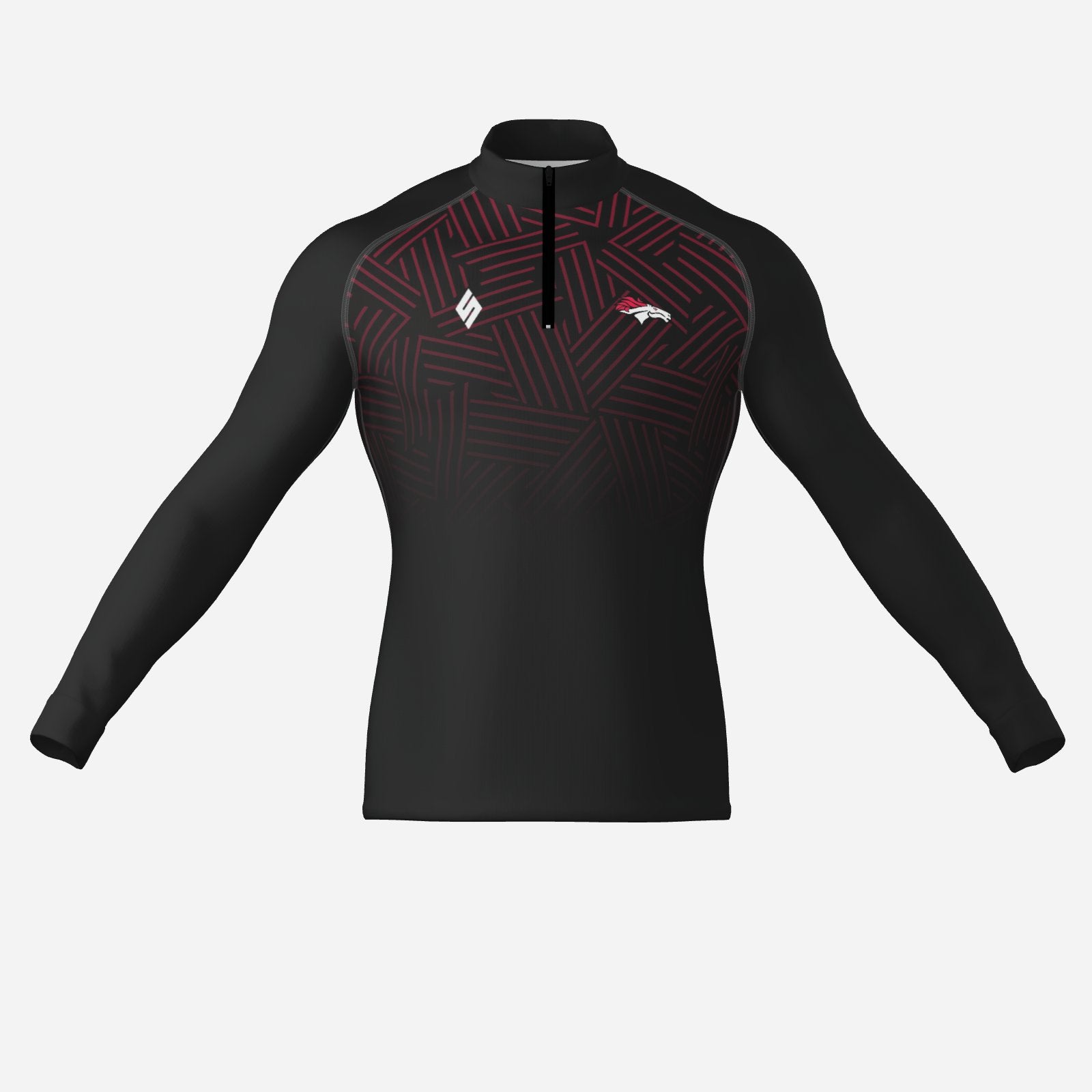 Northumbria Mustangs Training Quarter Zip