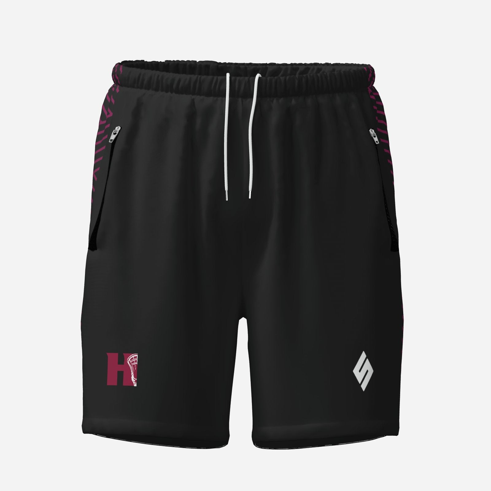Sheffield Hallam Mens Lacrosse Zipped Shorts